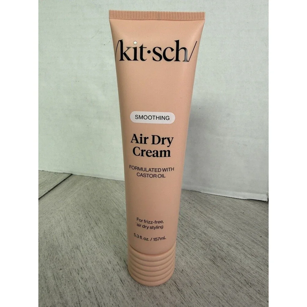 Kitsch Smoothing Air Dry Cream With Castor Oil & Coconut Oil 5.3 Oz 157mL Sealed